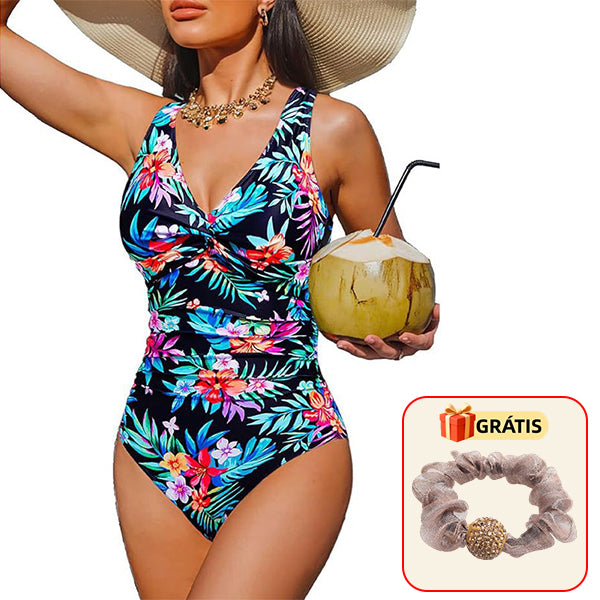 👙✨ Maiô feminino modelador com controle abdominal elegante e confortável