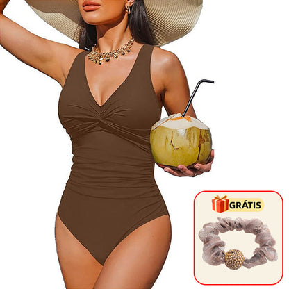 👙✨ Maiô feminino modelador com controle abdominal elegante e confortável