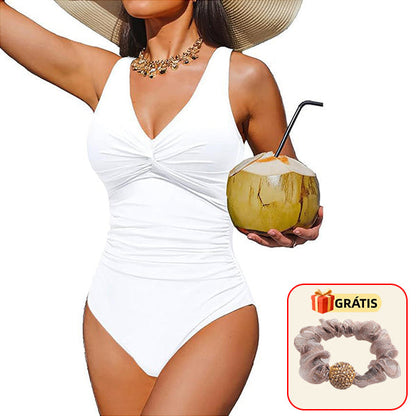 👙✨ Maiô feminino modelador com controle abdominal elegante e confortável