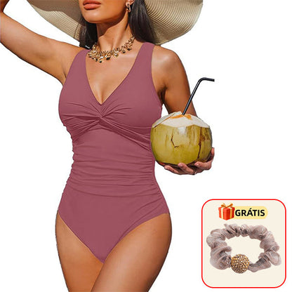 👙✨ Maiô feminino modelador com controle abdominal elegante e confortável