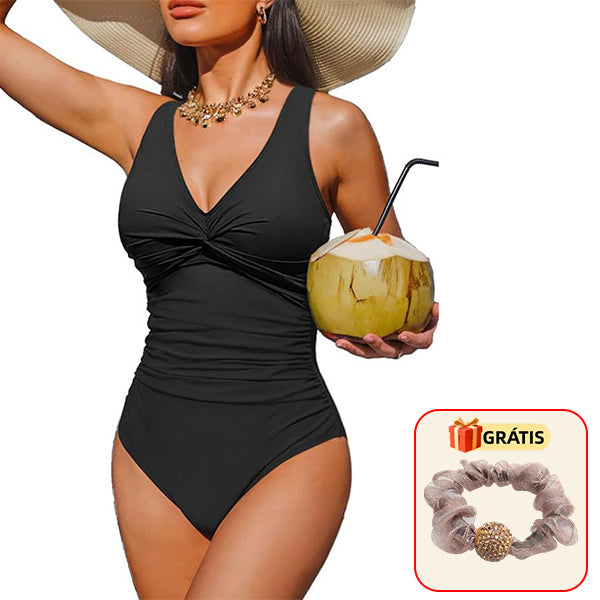 👙✨ Maiô feminino modelador com controle abdominal elegante e confortável
