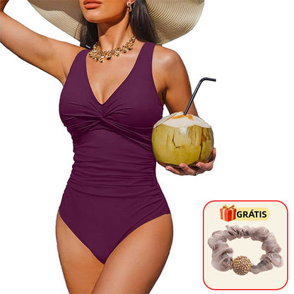 👙✨ Maiô feminino modelador com controle abdominal elegante e confortável