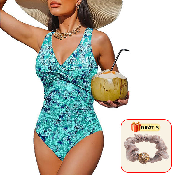 👙✨ Maiô feminino modelador com controle abdominal elegante e confortável