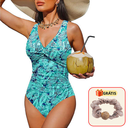 👙✨ Maiô feminino modelador com controle abdominal elegante e confortável
