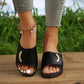 Pantuflas ortopédicas huecas con puntera abierta