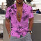 Camisa gráfica hawaiana de verano para hombre