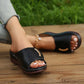 Pantuflas ortopédicas huecas con puntera abierta