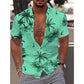 Camisa gráfica hawaiana de verano para hombre