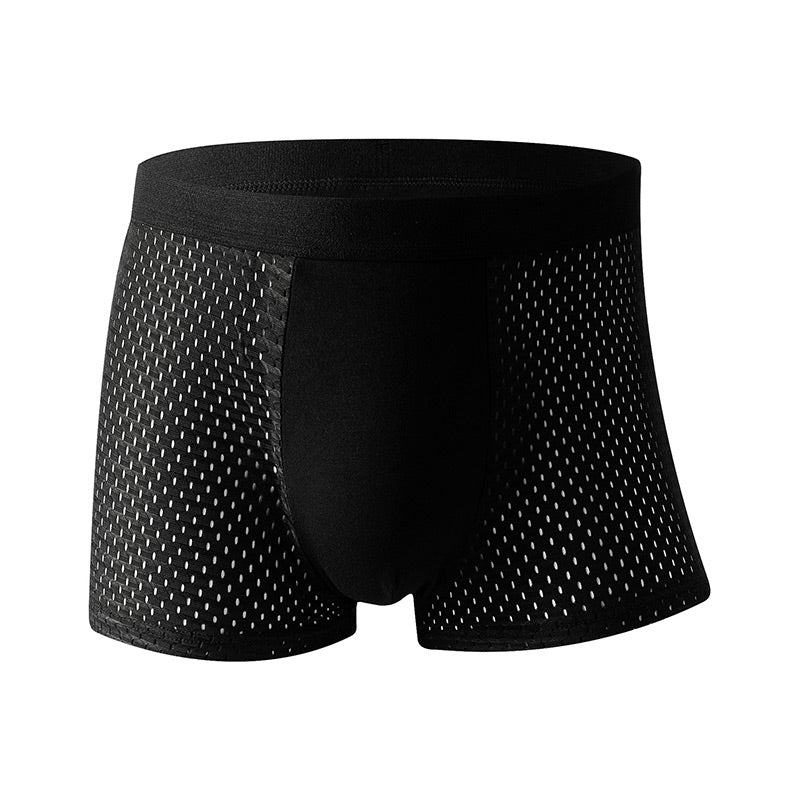 💥Compre 1 y llévese 1 gratis💥Ropa interior de seda transpirable antibacteriana de gran tamaño para hombres