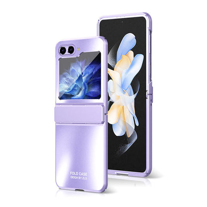 📱⭐Fundas con tapa para teléfono con galvanoplastia congelada para Samsung Z Flip 5/4/3