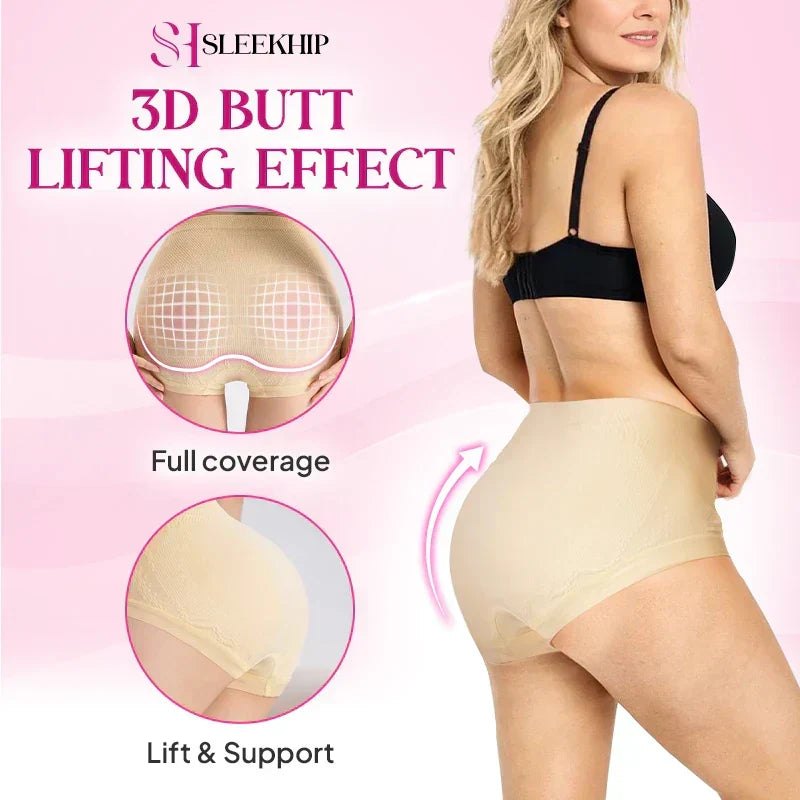 💞REBAJAS 70 % DE DESCUENTO - Braguitas impermeables de cintura alta que controlan el abdomen y realzan los glúteos