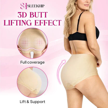 💞REBAJAS 70 % DE DESCUENTO - Braguitas impermeables de cintura alta que controlan el abdomen y realzan los glúteos