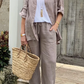 💟Conjunto de camisa de dos piezas de algodón y lino