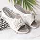 ✨Venta caliente✨Sandalias de flores de cuero suave