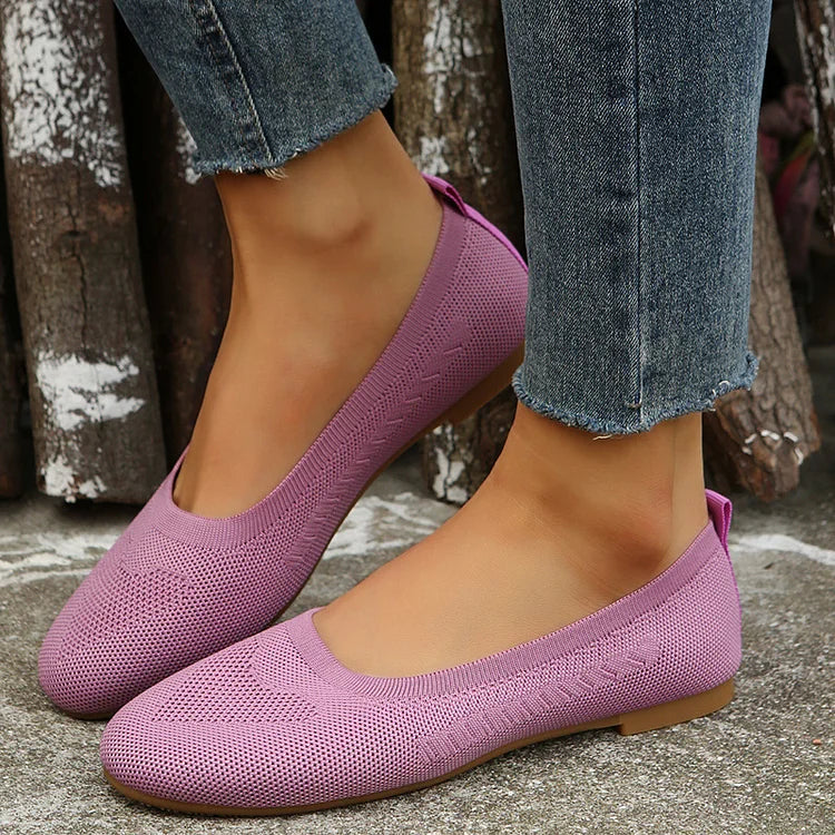 🔥Promoción de último día 50% OFF - Zapatos ortopédicos planos transpirables para mujer