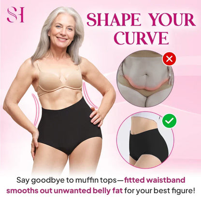 💞REBAJAS 70 % DE DESCUENTO - Braguitas impermeables de cintura alta que controlan el abdomen y realzan los glúteos