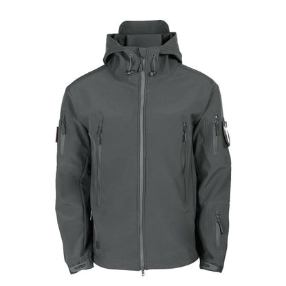 ⏰🔥 ¡OFERTA 50% OFF! 🧥🌧️ Chaqueta Softshell Impermeable para Hombre – Cortavientos, Forro Polar Cálido y Diseño Táctico para Exterior