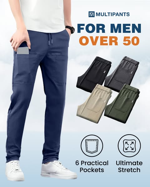 🔥 ÚLTIMO DIA DE LIQUIDAÇÃO – 70% DE DESCONTO 🏆 Calça Cargo Multi Bolsos – Alta Elasticidade e Resistente ✨