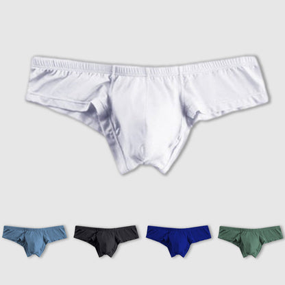 🔥Compre 2 y llévese 1 gratis 🔥Calzoncillos de color liso transpirables y de cintura baja para hombre