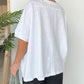 💥Camiseta oversize cuello redondo suelto color sólido para mujer 💥.