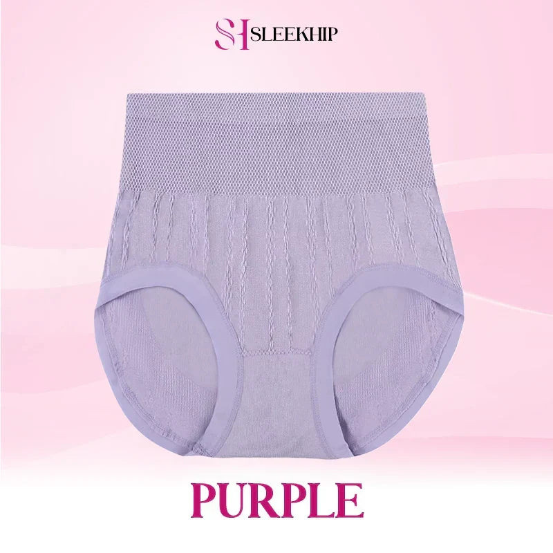 💞REBAJAS 70 % DE DESCUENTO - Braguitas impermeables de cintura alta que controlan el abdomen y realzan los glúteos