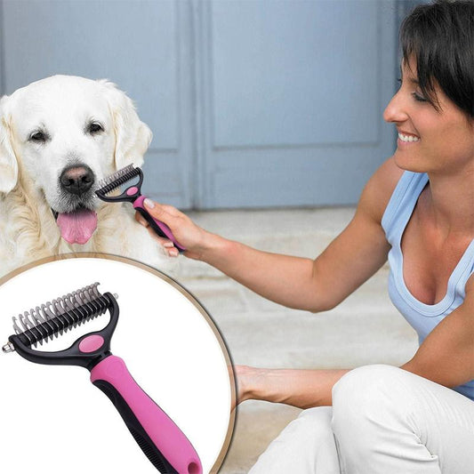 🎁Liquidação 50% DE DESCONTO⏳Ferramenta Profissional de Remoção de Pelos para Cães e Gatos