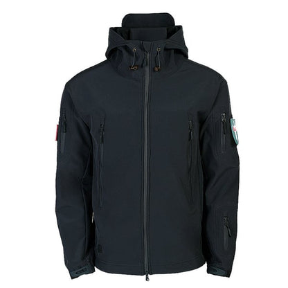 ⏰🔥 ¡OFERTA 50% OFF! 🧥🌧️ Chaqueta Softshell Impermeable para Hombre – Cortavientos, Forro Polar Cálido y Diseño Táctico para Exterior