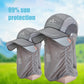 🔥Venta caliente🔥Sombrero retráctil para exteriores / pesca / equitación / escalada protector solar