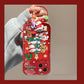 🎅🎄Christmas Tree Pendant Flip Mirror Case Cover för iPhone