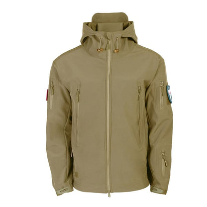 ⏰🔥 ¡OFERTA 50% OFF! 🧥🌧️ Chaqueta Softshell Impermeable para Hombre – Cortavientos, Forro Polar Cálido y Diseño Táctico para Exterior