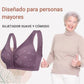 👑Diseño para mayores🌟 - sujetador de algodón con cierre delantero👙