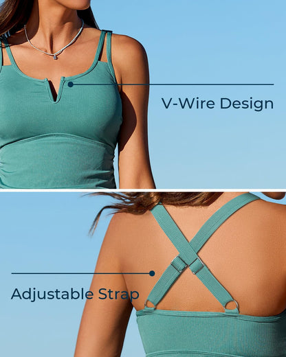💃Summer Cool Deal-50% OFF🌊🎨Tummy Control Two-Piece Tankini Set
