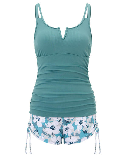 💃Summer Cool Deal-50% OFF🌊🎨Tummy Control Two-Piece Tankini Set