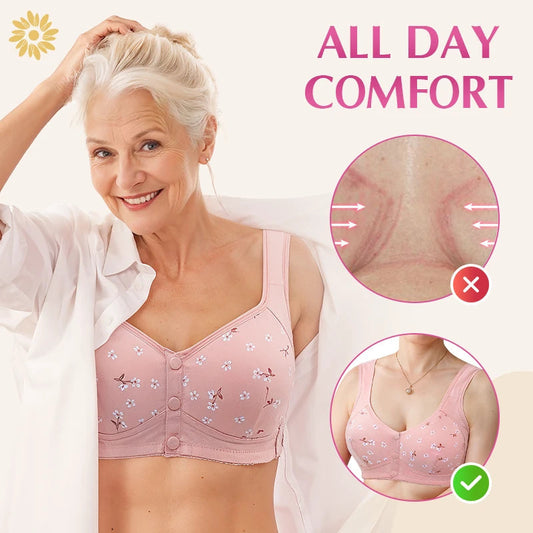 🌹Buy 1 Get 2 Free🌹LAST DAY SALE 49% OFF - Comfortable & Convenient Front Button Bra