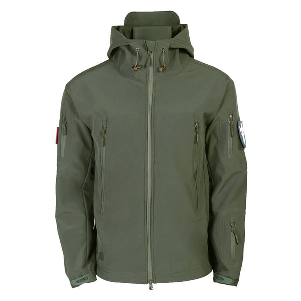⏰🔥 ¡OFERTA 50% OFF! 🧥🌧️ Chaqueta Softshell Impermeable para Hombre – Cortavientos, Forro Polar Cálido y Diseño Táctico para Exterior