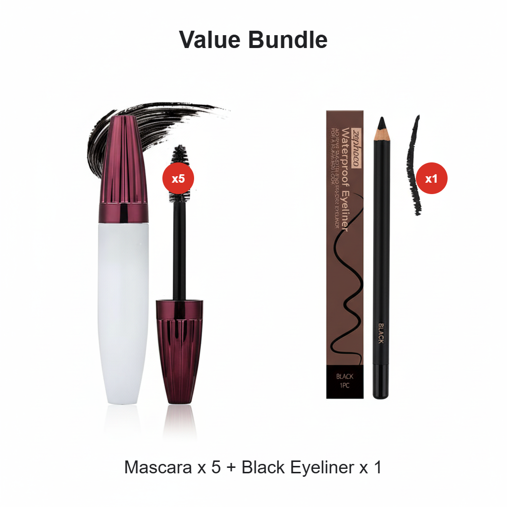 💥💥Oferta por tempo limitado 🎁 COMPRE 1 LEVE 1 GRÁTIS ✨ Máscara de Cílios Curvadora e Alongadora, Sem Borrar