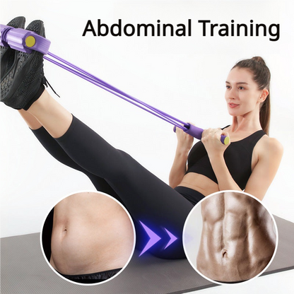 💎Faixa Elástica com Pedal para Exercícios
