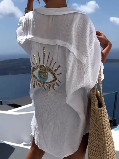 🔥49% de descuento💞 Camisa de lino de algodón de moda versátil para mujer💞