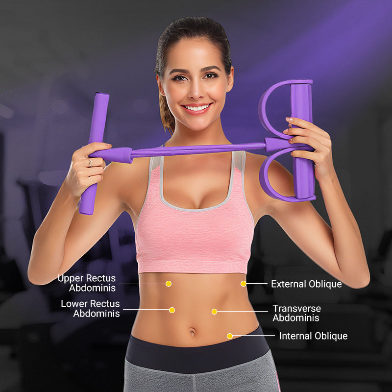 💎Faixa Elástica com Pedal para Exercícios