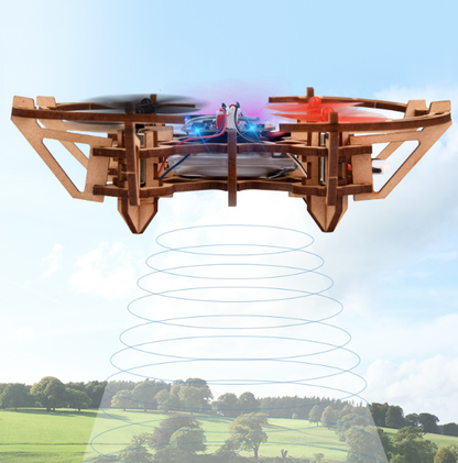 ✈️Kit de montagem para crianças construírem um drone de madeira