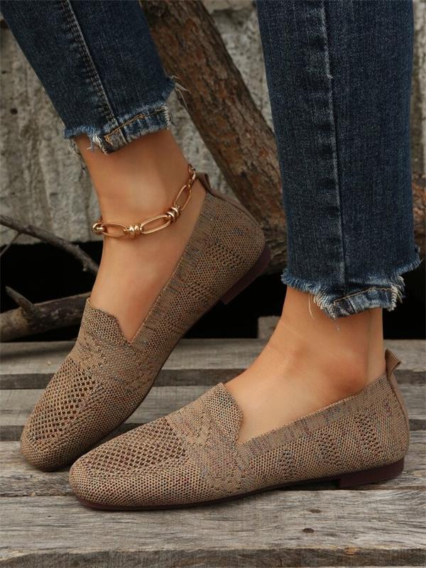 🔥49% de descuento🔥Zapatos planos antideslizantes cómodos con soporte para el arco para mujer