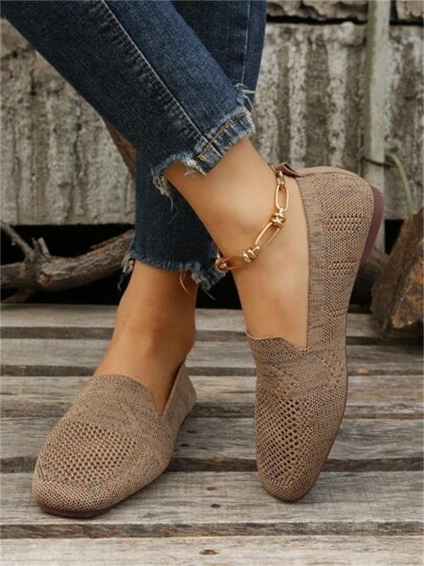 🔥49% de descuento🔥Zapatos planos antideslizantes cómodos con soporte para el arco para mujer