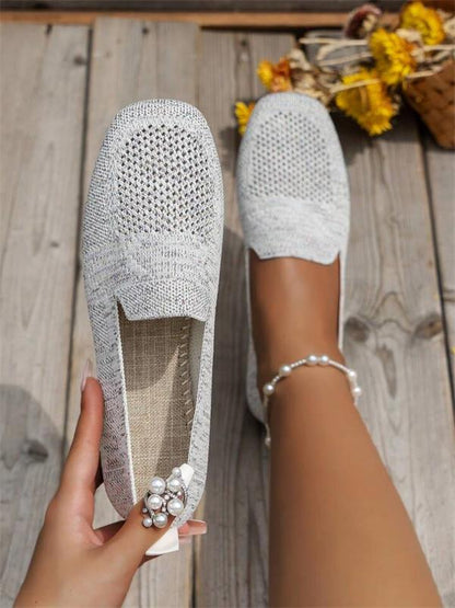 🔥49% de descuento🔥Zapatos planos antideslizantes cómodos con soporte para el arco para mujer