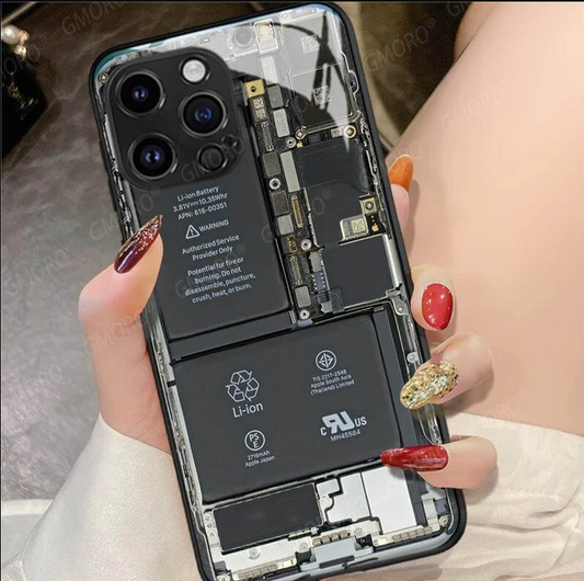 📱2024 Carcasa de cristal de circuito impreso para teléfono