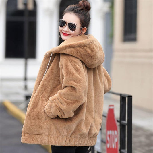 🎅Rebajas de Navidad - 49% DE DESCUENTO🎅Chaqueta de terciopelo de manga larga para mujer