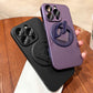 [Mejor Regalo Para Teléfono] Funda Magnética Mate para iPhone con Soporte Invisible Giratorio de 360°