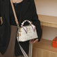 💝👜Bolso satchel estampado vintage para mujer✨💗