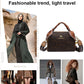 💝👜Bolso satchel estampado vintage para mujer✨💗