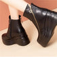 💕【El mejor regalo para tu mejor amiga】🎁Botines de piel sintética para mujer👢🥰💕