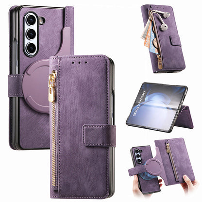 Funda Magnética Desmontable con Cartera de Teléfono para Samsung